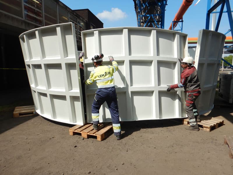 Cooling tower refurbishment