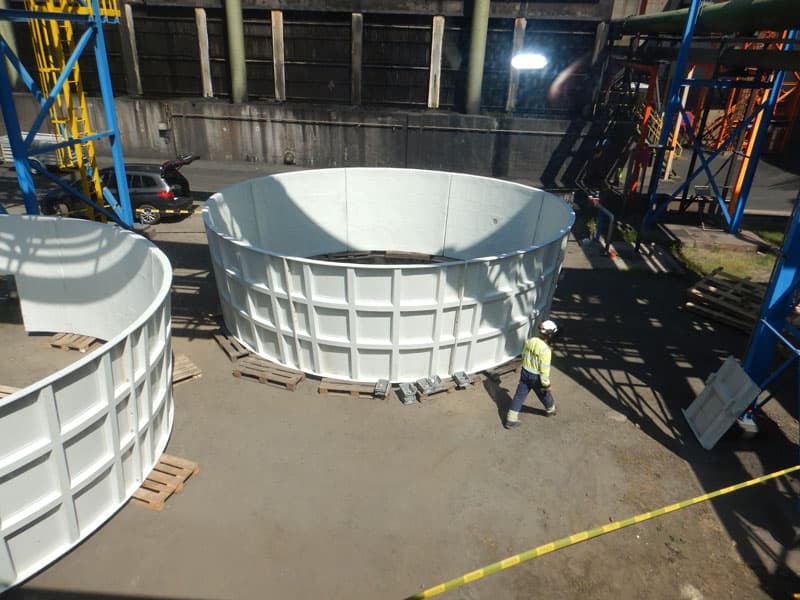 Cooling tower refurbishment