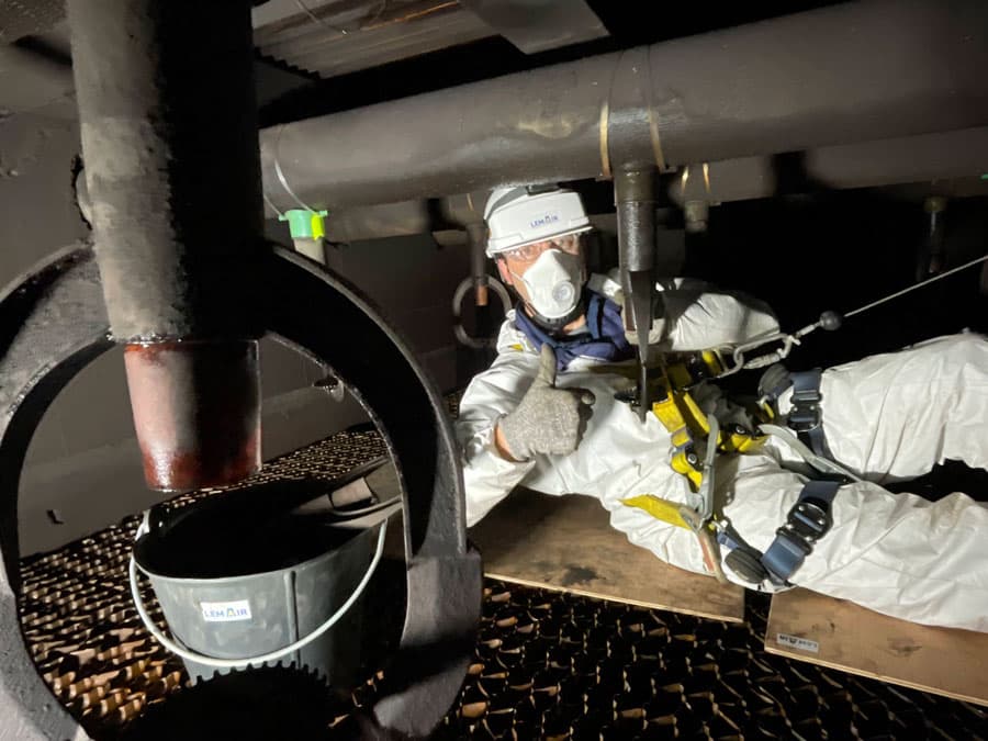 Cooling tower inspection